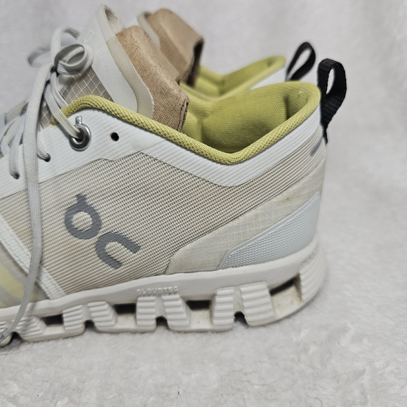 Womens On Cloud X Shift Vapor Acacia Off White Yellow Running Sneakers Shoes - Picture 2 of 14